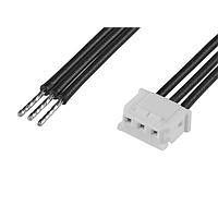 Molex 219679-1034 ディスクリートワイヤーマイクロラッチ・トゥ・ピグテール（OTS）ケーブルアセンブリ 2mmピッチ スズメッキ 600mm長 3回路 ナチュラル