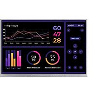 Riverdi SM-RVT101HVLNWCA0 TFT LCD 디스플레이 10.1", LVDS, 프레임 없음, 터치, CTP, 에어 본드