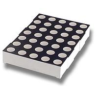 Broadcom HDSP-711E ຈຸດມາດຕະຖານສີແດງ 622nm 0.68in 5x7 Dot Matrix