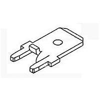 AMP Connectors - TE Connectivity 1217861-1 (Cut Strip) PC Tab TAB .250 STR QC TIN Cut Strip of 100