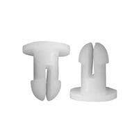 Essentra Components 27PIF0089 Push-In Push In Fastener, .241 Hole, .250 Panel Thk