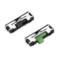 Mitsumi SSU-121ART スライドスイッチ スライドスイッチ、1.2mm H、SPDT、0.3A、4VDC、1.5mm トラベル、水平ノブ、R-667016