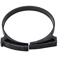 HellermannTyton SNP60GHS0C2 Conduit Clips Snapper Hose Clamp, 2.31 - 2.59" Bundle Diameter, PA66GF13, Black, 100/pkg