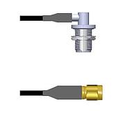 Amphenol Custom Cable Q-1S0690008120i RF Cable Assemblies N-RJB/SMA-SP RG58 120I