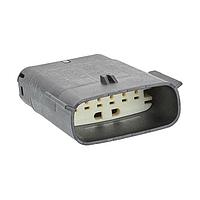 Molex 33481-6602 Automotive Connectors MX150 Mat-Sealed Male Conn Assembly Sgl Row 6 CKT Keying Option B Light Gray
