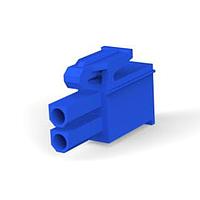 AMP Connectors - TE Connectivity 1-172336-6 플러그 하우징 PLUG 2P MINI BLU
