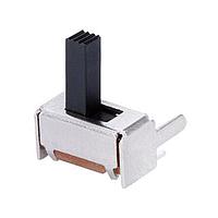 Same Sky (formerly CUI Devices) SLW-874744-6A-RA-N-D スライドスイッチ 8.7 x 4.7 x 4.4 mm、6 mm 高さスライドアクチュエーター、直角、スルーホール