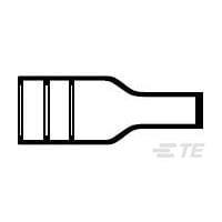 Raychem - TE Connectivity 202D153-3/86-0 Heat Shrink Cable Boots & End Caps 202D153-3/86-0