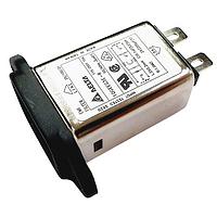 Delta Electronics, Inc. 01GEEG3E-SE AC電源入力モジュール IECコネクタフィルター、シングル、250VAC、1A、スクリュー、N/Aラグ、ブリーダ抵抗器