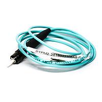 Amphenol FSI 2016022306AS-D1 ການປະກອບສາຍເສັ້ນແອບຕິກ Fiber Optic Cable Assemblies Pin Termini-ST MM 50/125um 1M Patchcrd