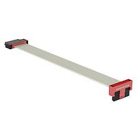 Cáp Ruy Băng / Cáp IDC 8 Chân Cái Thẳng đến Cái Góc, Dài 250mm ERNI - TE Connectivity 017036