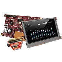 4D Systems uLCD-43PT-Pi ラズベリーパイ用抵抗式4.3インチPkアダプターシールド