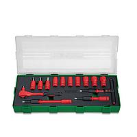 TOPTUL GZA1447 1/4" DR. VDE 6PT Flank Socket Set (14 pcs)