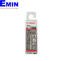 Mũi khoan sắt BOSCH HSS-G 1.5mm (Hộp 10 mũi)