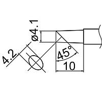 HAKKO T12-C4 はんだこて先