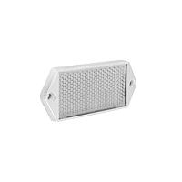 Banner Engineering BRT-100X55A Reflector Retroreflective Target: Rectangular 100 x 55 mm; Reflectivity Factor: 1.5; Max. Temp.= 50 degrees C; Plastic - two holes and adhesive back for mounting