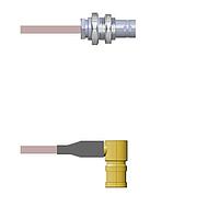 Amphenol Custom Cable Q-0703T000R012i RF Cable Assemblies BNC-SJB/SMB-RP G316D 12I