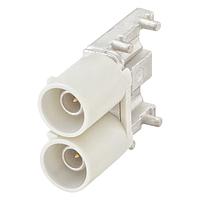 Đầu nối PCB R/A cắm PCB có vỏ màu trắng Rosenberger 59S2DA-40MT5-B