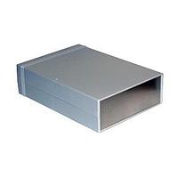 Hammond Manufacturing 1598JSGY Instrument ABS w/Alum. Ends 11.02x7.87x3" Grey