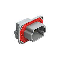 Amphenol SINE Systems AT13-08PA-BM01CP Automotive Connectors 8 Position 90 Flange Mount PCB Receptacle