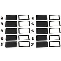 Hammond Manufacturing 1457KWP-10 Panel, End End Panels/Pack 10 For 1457K801/1201/BK