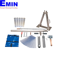 Eijkelkamp 04.17 分体式管取样器套件-表面取样，锥形螺杆 (40 cm, 50 mm, 35 kg)