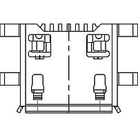Đầu nối Micro USB Loại B MICRO USB, LOẠI B, GÓC PHẢI Adam Tech MCR-B-S-RA-SMT-EH4B-T/R