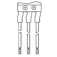 OTTO B2-5002A1 Miniature MED STRAIGHT LEVER, 6IN 24AWG WIRES,