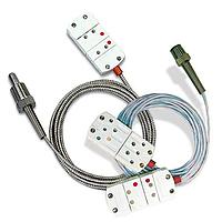 OMEGA RTD-NPT-72-E-DUAL-1/4-MTP-HT-S Pipe Plug RTD Probes with NPT Fitting and Lead Wire (NPT Male, 1/4 in, 480 °C)