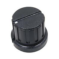 Eagle Plastic Devices 450-2061 Cylindrical Knob with Skirt 18 TOOTH BLK PLASTIC