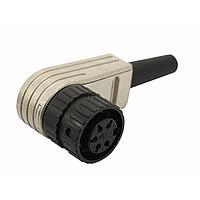 Đầu nối cái R góc 4 chân mạ vàng 4-6mm Amphenol Tuchel T 3325 058