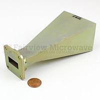 Fairview SH190-15 WR-90 표준 도파관 (UG-135 / U 사각 커버 플랜지 및 15dBi 공칭 이득 8.2GHz ~ 12.4GHz 주파수 범위에서 작동)