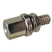 RAF Electronic Hardware M3239-3005-3005-28 Hex Jackscrew 5MM Hex Jack Screws SZ Ylw 11mm