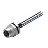 Wurth Elektronik 643462100605 Receptacles WRCIRC M12 Screw Coding A Panel + Wires Panel + Wires Metal with Front Panel Nut PG9 Female connector, polarity 5