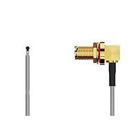 Bộ cáp RF I-Pex MHF 5L RA Plug2RPSMA RAJck Đảo cực R Mt IP67/68, 6GHz, 200mm 1.13mm Xám GCT (Global Connector Technology) CAB434RF-0200-A-1