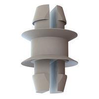 Giá đỡ PCB, Giá đỡ PCB hai chấu, Có chén, Lỗ .156/.156, Khoảng cách .125 Essentra Components 27DSP00125