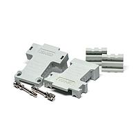 Amphenol CONEC 165X17959XE Two Piece Backshell TOP ENTRY HOOD #14 WIRE 2W2