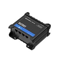 Teltonika RUT951A00800 라우터 4G/3G/2G/LTE CAT4, 셀룰러 라우터, 듀얼 SIM, WiFi 2.4 GHz, 4 x 이더넷, 2 x I/O, C1D2 인증, 지역: 북미(AT&T, T-Mobile, Verizon), 미국 전원 공급