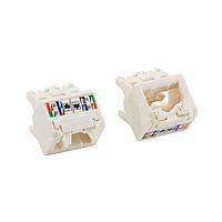 Panduit CJUDCAPIW-X Modular Connectors / Ethernet Connectors Cat6 Up/Down 45 Degree TG Wirecap, Off-W