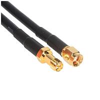 Bộ Cáp RF RG58 Đảo Cực SMA Đực/Cái 15 Amphenol Cables on Demand CO-058SMAMFRP-015