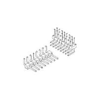 Amphenol FCI 68021-224HLF Unshrouded 24P SR UNSHRD HRD .38 GOLD OVER NI