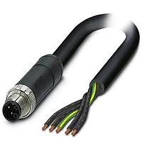 PHOENIX CONTACT 1414877 Sensor Cables / Actuator Cables 5POS Power Cable Black-Gray 5m