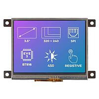 Riverdi SM-RVT35AHBFWR00 TFT LCD 디스플레이 3.5", EVE3, 프레임, RTP, 에어 본드