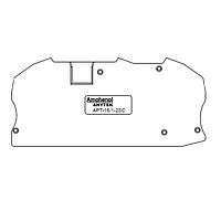Nắp Bên APT 16mm2/1-2 Tấm Ngăn SC Màu Xám Amphenol Anytek APTS163SCGY00G
