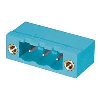 Khối đầu cuối cắm, có vít khóa, 5.08, ổ cắm, 3 cực, màu xanh dương Same Sky (formerly CUI Devices) TBP01R1W-508-03BE