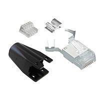 Stewart Connector SS-39200-089 Modular IP20 Modular Plug Cat6a 8P 8C Shielded .042"-.048" Conductors .270"-.300" Overall OD