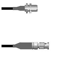 Amphenol Custom Cable Q-2300X000D009i RF Cable Assemblies N-SJB/HDBNC-SP LMR19 9I