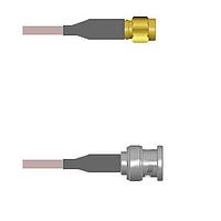 Amphenol Custom Cable Q-3F00M000H072i RF Cable Assemblies SMA-SP/BNC-SP G142 72I