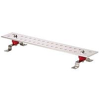 Panduit GB4N0016TPI-1 랙 및 랙 캐비닛 접지 버스바, 1/4" X 4" X 24" (6.4mm)