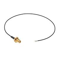 Molex 73230-6170 RF Cable Assemblies SMA Bulkhead IP68 Jack-to-I-PEX MHF 4L LK Plug, 1.37mm Cable Diameter, 305.00mm Cable Length, 50 Ohms